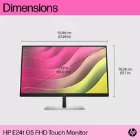 pixel 5 - HP E24t G5 23.8", FHD, liečiamasis - 6 nuotrauka