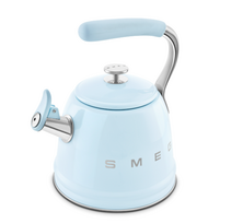 smegenys - Smeg Virdulys su švilpuku 50's Style 2.3 l, pastelinė mėlyna (Pastel Blue) - 3 nuotrauka