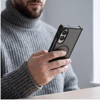 samsung telefonas - Tech-Protect Magmat MagSafe dėklas Samsung Galaxy Z Fold 7 / 8 Ultra Matinis Juodas (Matte Black) - 5 nuotrauka
