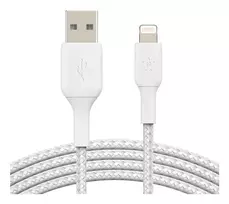 belkin boost charge - Belkin Boost Charge Braided Lightning to USB-A Cable 2m White - 5 nuotrauka