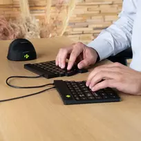 split keyboard - KEYBOARD SPLIT BREAK V2 ENG/BLACK RGOSP-USWIBL R-GO TOOLS - 3 nuotrauka