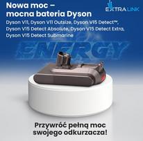 dulkiu siurblys dyson - Extralink Dyson V11 (Click Type) 25.2V 3000mAh Baterija - 2 nuotrauka