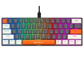 zaidimu klaviatura - Tracer GameZone Claws 61 Laidinė Mechaninė Žaidimų Klaviatūra, Pilka (Grey) - 1 nuotrauka