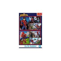 spider man 2 - Trefl Spider Stories, 2 x 70 det. - 2 nuotrauka