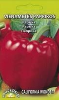 Raudonųjų paprikų CALIFORNIA WONDER sėklos, 0,3 g
