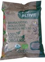 Organinės granuliuotos ekologiškos trąšos ACTIVIT, 4 kg