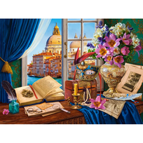 puzzle 2000 - Castorland Venetian Still Life 200924, 68 x 92 cm, 2000 det. - 2 nuotrauka