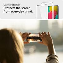 spigen stiklo - TEMPERED GLASS Spigen ALM GLASS FC GALAXY M53 5G BLACK - 4 nuotrauka