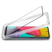 spigen stiklo - TEMPERED GLASS Spigen ALM GLASS FC GALAXY M53 5G BLACK - 8 nuotrauka