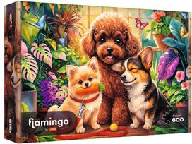 Trefl Flamingo by Trefl: Dogs in the Orangery, 600 det.