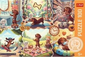 Trefl A Dachshund's Long Day, 100 det.