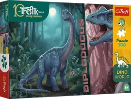 Trefl InspiredByDinoWorld Diplodocus, 100 det.