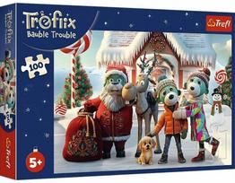 Trefl Christmas: Santa and Reindeer to the Rescue, 100 det.