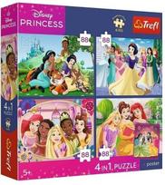 Trefl Romantic Princesses, 4 x 88 det.