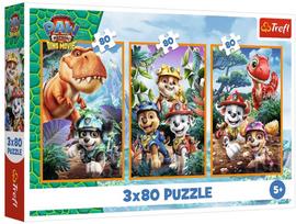 Trefl Dinosaur Heroes PAW Patrol, 3 x 80 det.