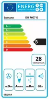 led gartraukis - Bomann DU 7607 G Juodas (Black) - 8 nuotrauka