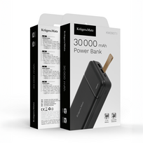 power bank 30000mah - Kruger&Matz 30000mAh, QC, PD, išorinė baterija - 2 nuotrauka
