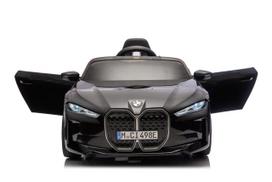 elektromobiliai vaikams bmw - Platinet BMW I4 HATIS, Juodas (Black) - 9 nuotrauka