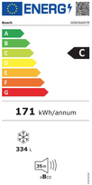 bosch nofrost saldiklis - BOSCH GSN36AICM - 2 nuotrauka
