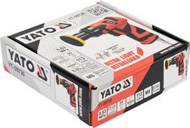 ekscentrinis poliruoklis - Yato YT-09730, Juodas (Black) Oranžinis (Orange) - 4 nuotrauka