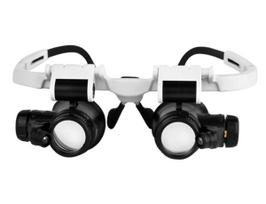 stiklainiai - Didinamieji akiniai ATL AG480A su LED apšvietimu 8x-23x, Juodi (Black) - 4 nuotrauka