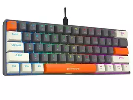 zaidimu klaviatura - Tracer GameZone Claws 61 Laidinė Mechaninė Žaidimų Klaviatūra, Pilka (Grey) - 9 nuotrauka