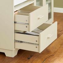 spintele mikrobangu - SoBuy Virtuvės spintelė FSB81-MI, kreminė/šviesiai ruda (Cream/Light Brown) - 5 nuotrauka