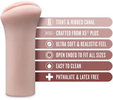 masturbatorius realistiskas - Masturbatorius Blush Enlust Ashlynn Smėlio spalvos (Beige) - 5 nuotrauka