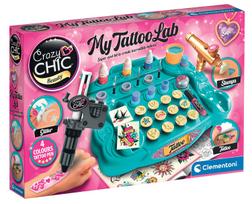 grozio rinkinys mergaitems - CLEMENTONI CRAZY CHIC laikinų tatuiruočių rinkinys, 18260 - 6 nuotrauka