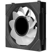 argb fan 120 mm - Lian Li UNI FAN SL-INF LCD FLEX Reverse Blade 120mm Black 3 vnt. su valdikliu - 3 nuotrauka