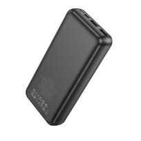 isorine baterija 20000mah - Hoco J123A, 20000mAh, juodas (black) - 4 nuotrauka