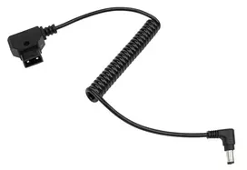 spiralinius laidas - Newell D-Tap DC 5.5 x 2.5 mm 90 cm Spiralinis Maitinimo Kabelis Juodas (Black) - 2 nuotrauka