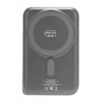 magsafe power bank - Newell MS-10000 MagSafe, 10000mAh, 20W, pilkas (grey) - 3 nuotrauka