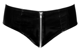 moto apranga - Black Level Vinyl Pants with a Zip M Seksuali lateksinė apranga - 2 nuotrauka