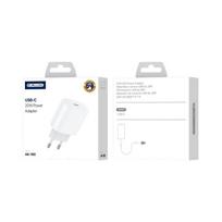 greito ikrovimo laidas - Jellico AK-180 USB-C 20W Fast Charger 1x White (Baltas) - 2 nuotrauka