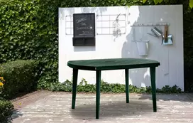 keter stalas - Lauko stalas Keter Elise, žalia sp., 137 cm x 90 cm x 73 cm - 2 nuotrauka