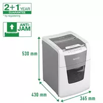 dokumentu smulkintuvas naikiklis - Leitz Small Office 100 P5 P-5 smulkintuvas - 4 nuotrauka
