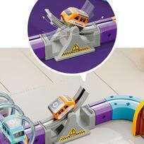 magnetiniai konstruktoriai woopie - Woopie magnetinė traukinio trasa, 126 vnt - 6 nuotrauka
