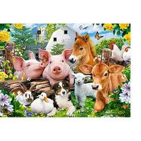 puzzle castorland - Castorland Farm Friends 60 det. - 2 nuotrauka