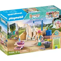 arkliai - Playmobil Horses of Waterfall Isabella & Lioness 71354 - 2 nuotrauka