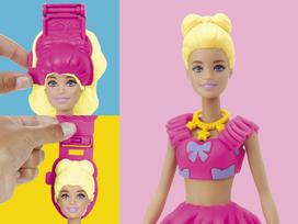 barbes priedai - PLAY-DOH BARBIE rinkinys „Raukinukai ir kaspinėliai“, G1361 - 5 nuotrauka