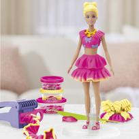 barbes priedai - PLAY-DOH BARBIE rinkinys „Raukinukai ir kaspinėliai“, G1361 - 6 nuotrauka