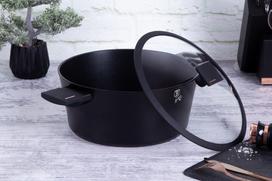 puodas 28 cm - Berlinger Haus Monaco BH-8262, juodas (Black), ø28 cm, 6.1 l - 2 nuotrauka