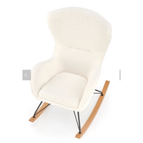 kreslas - Supamasis krėslas Halmar Liberto 2, kreminis/juodas (Cream/Black) - 5 nuotrauka
