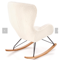 kreslas - Supamasis krėslas Halmar Liberto 2, kreminis/juodas (Cream/Black) - 8 nuotrauka
