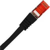 tinklo kabeliai utp cat 6 - Alantec KKS6CZA0.5 F/UTP F/UTP cat.6 PVC 0.5m ilgio juodas komutacinis kabelis - 2 nuotrauka