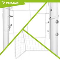 futbolo vartai - Futbolo vartai vaikams nešiojami metaliniai sulankstomi 213 x 150 cm - 7 nuotrauka