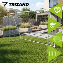 futbolo vartai - Futbolo vartai vaikams nešiojami metaliniai sulankstomi 213 x 150 cm - 10 nuotrauka