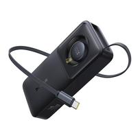 power bank 10000 mah - Baseus Free2Pull, 10000mAh, 30W, juodas (black) - 6 nuotrauka