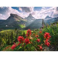 puzzle 2000 - Ravensburger Pristine Mountains, 2000 det. - 2 nuotrauka